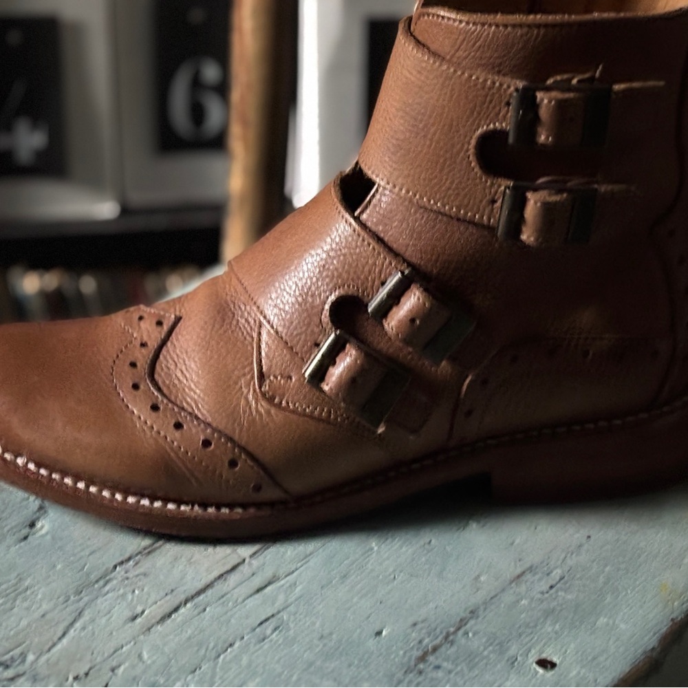 Freebird Brown Leather Vintage Boots